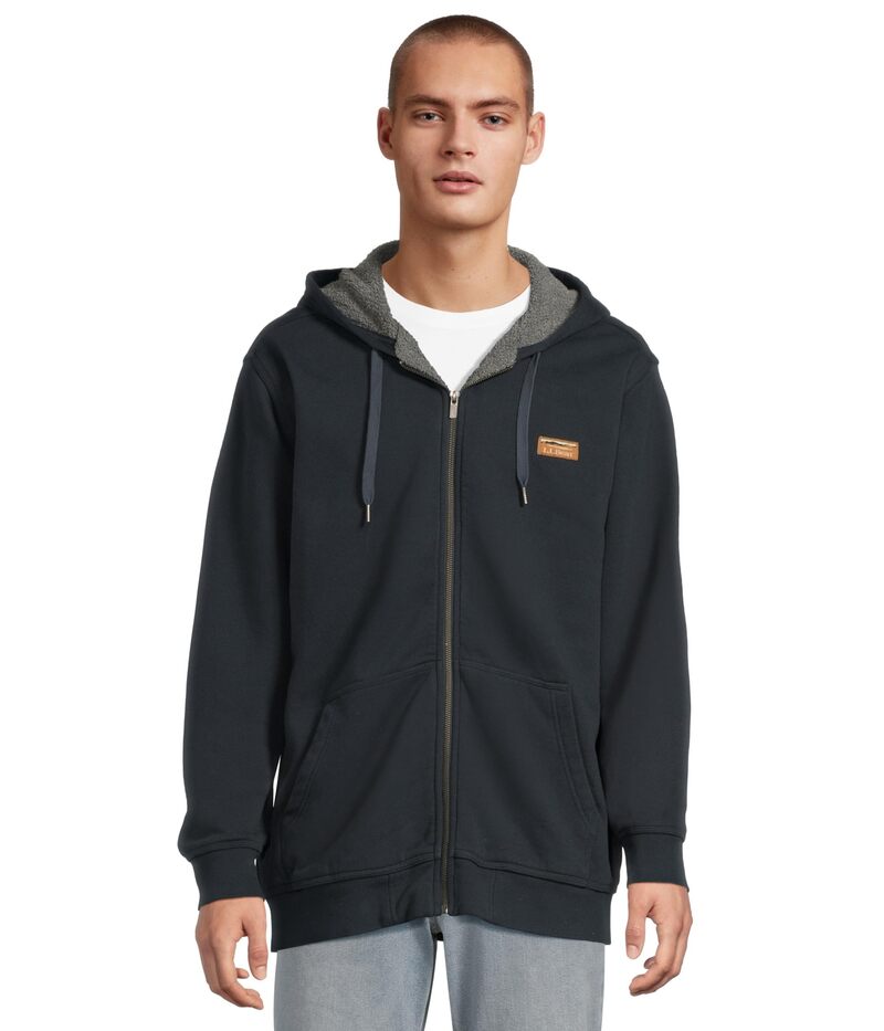 エルエルビーン メンズ アウター パーカー・スウェット トール プルオーバー フリース L.L.Bean Katahdin Iron WorksAR Hooded Sweatshirt Fleece-lined Tall Navy 米国海軍