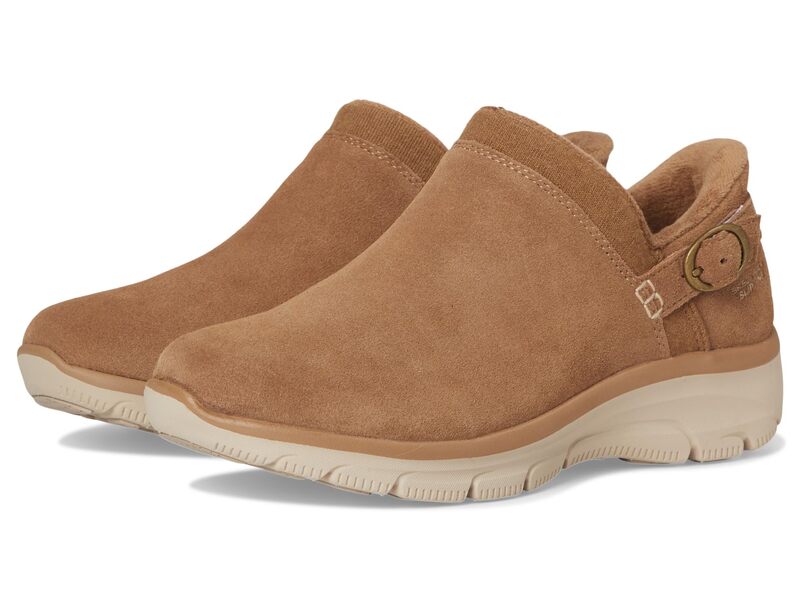スケッチャーズ レディース シューズ スニーカー SKECHERS Easy Going - Modern Time Hands Free Slip-ins Tan タン