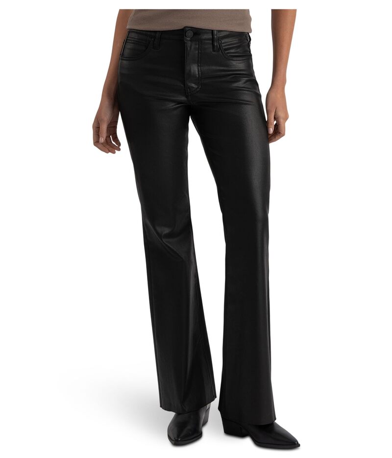 カットフロムザクロス レディース ボトムス デニムパンツ KUT from the Kloth Stella High-Rise Fab Ab Flare With Raw Hem Black ブラック