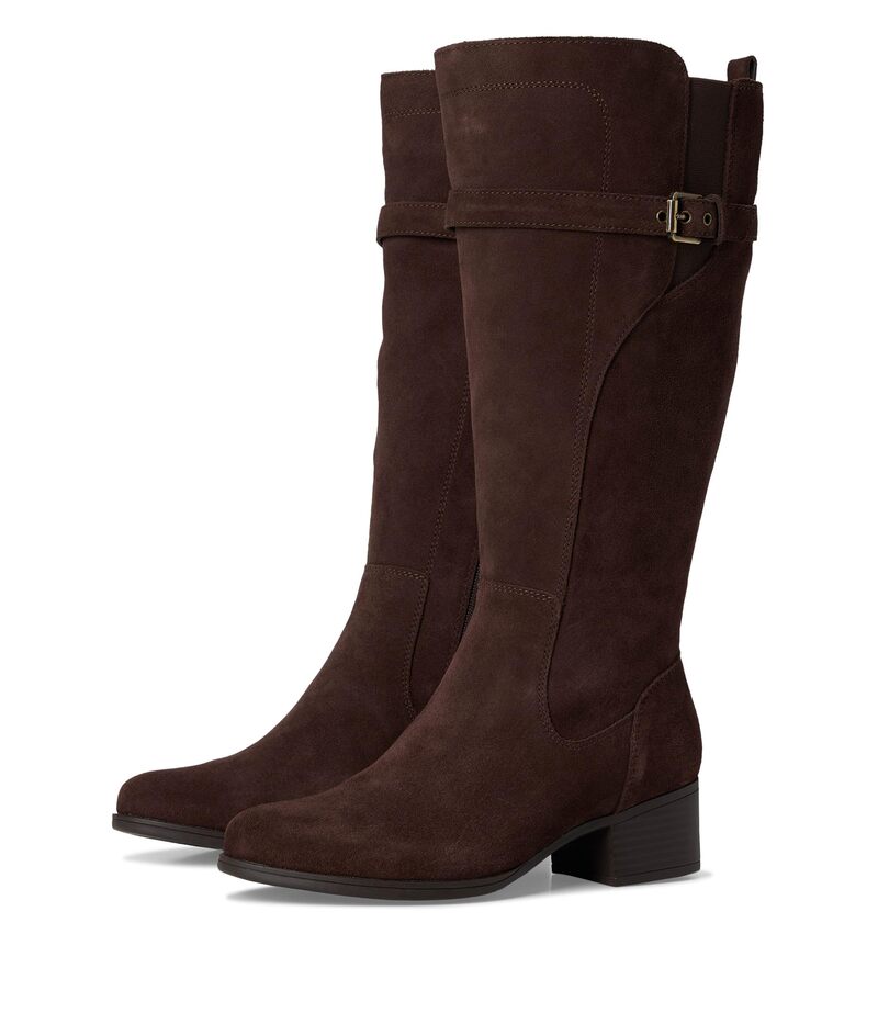 ナチュライザー レディース シューズ ブーツ・レインブーツ Naturalizer Kenna Extra Wide Calf Knee High Boots Chocolate Bar B チョコレート 43,680円