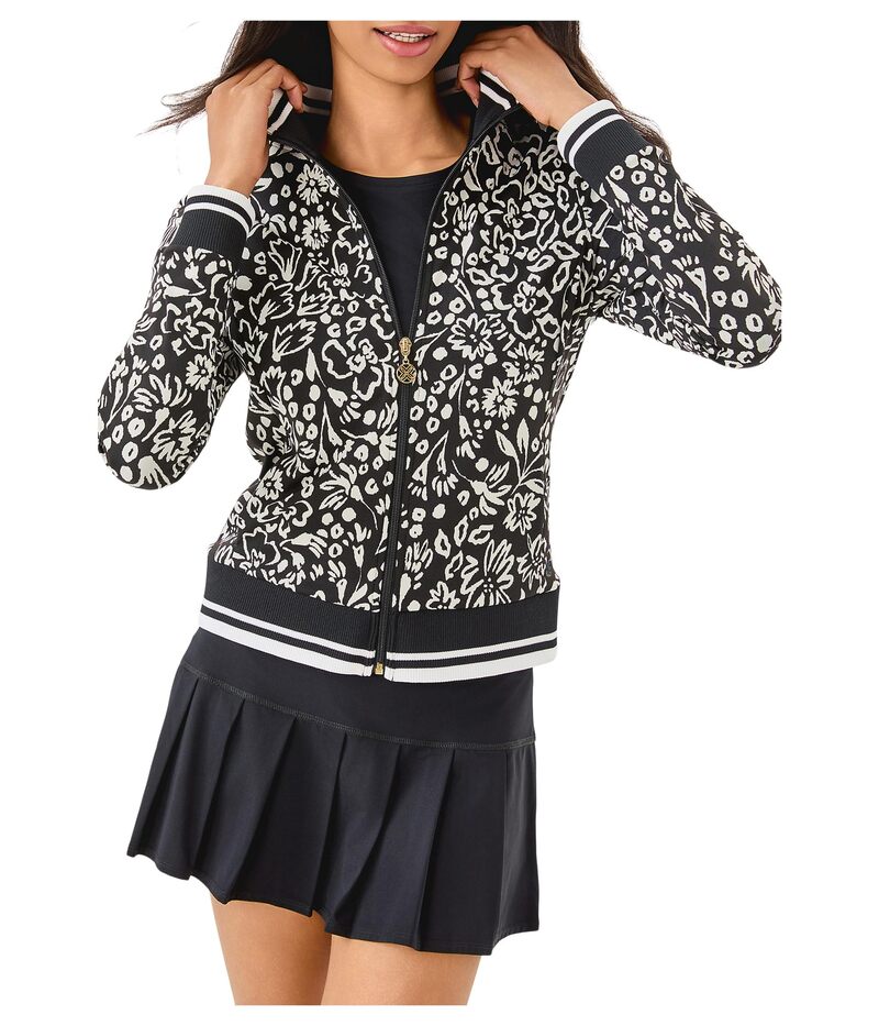 リリーピュリッツァー レディース アウター コート ジャケット Lilly Pulitzer Regate Jacket Upf 50+ Noir Purrfect P
