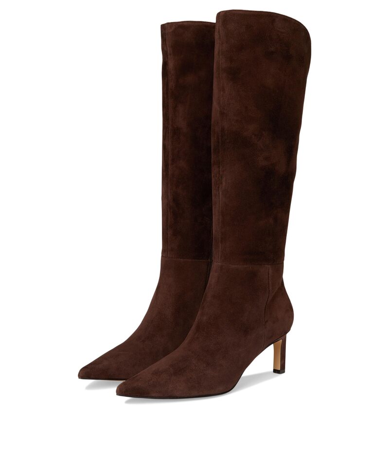 マーク・フィッシャー レディース シューズ ブーツ・レインブーツ Marc Fisher LTD Esmee Dark Brown Sued ブラウン