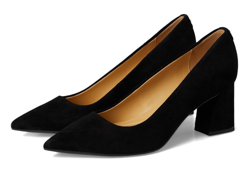 ナインウェスト レディース シューズ 踵 Nine West Kalore 9X9 Black Suede 黒いこと
