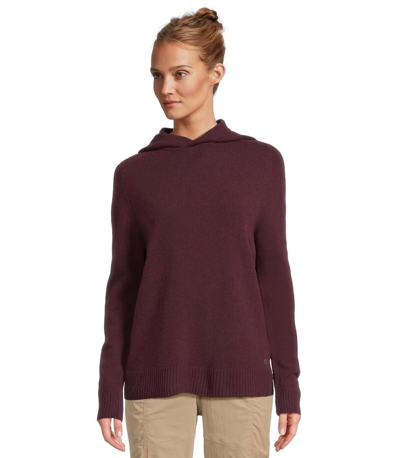 ロイヤルロビンズ レディース アウター ニット・セーター ウール パーカー Royal Robbins Rockcraft Wool Hoodie Loganberry Heat
