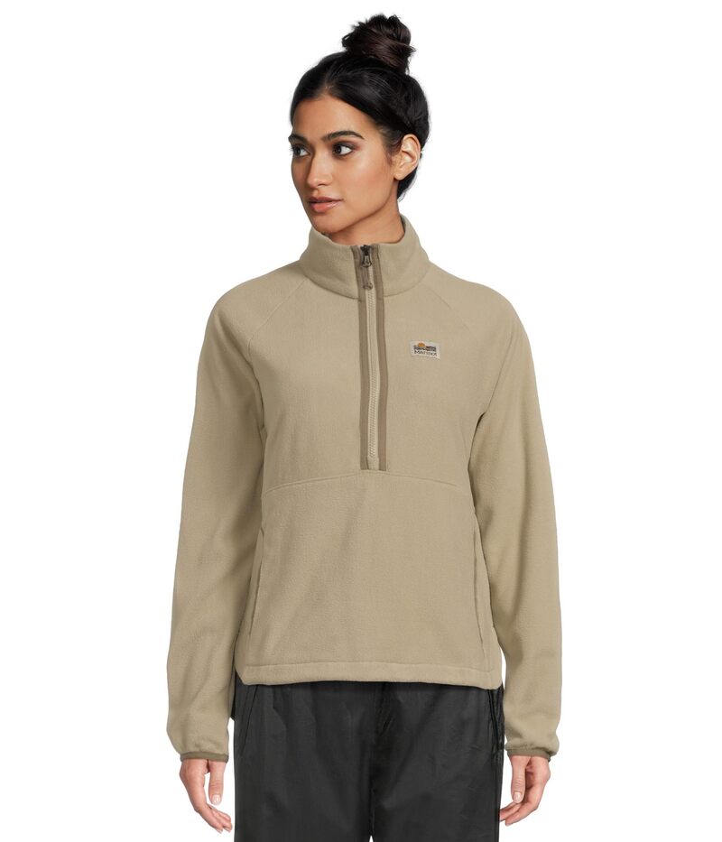 モルモット レディース アウター 厚地の外套 フリース Marmot Upward Fleece Pullover Shale Grey 薄墨色