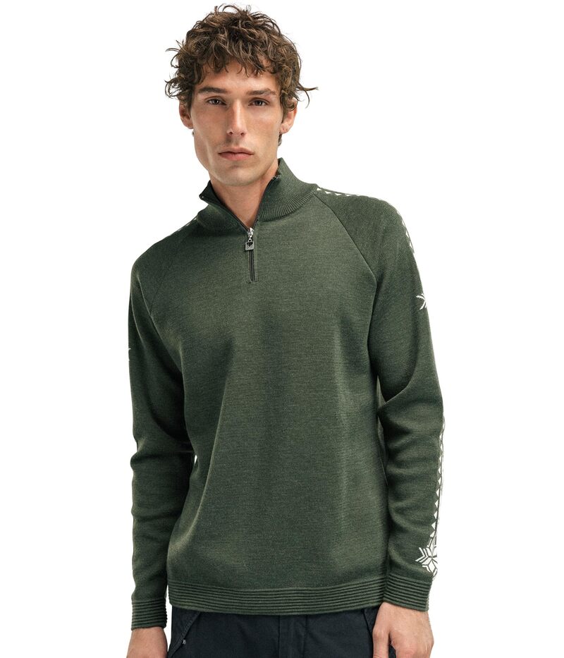 ダールオブノルウェイ メンズ アウター ニット・セーター Dale of Norway Geilo Sweater Dark Green/Off- グリーン 51,480円