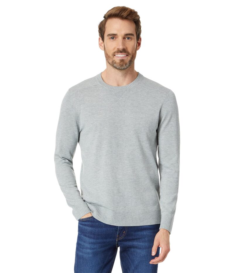 かっこ良い毛糸 メンズ アウター 編み物・プルオーバー Smartwool Sparwood Crew Sweater Light Gray Heat 薄墨色