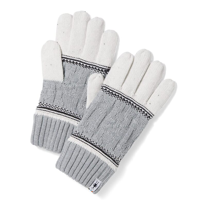 かっこ良い毛糸 メンズ 付属品 グローブ Smartwool Popcorn Cable Gloves Natural