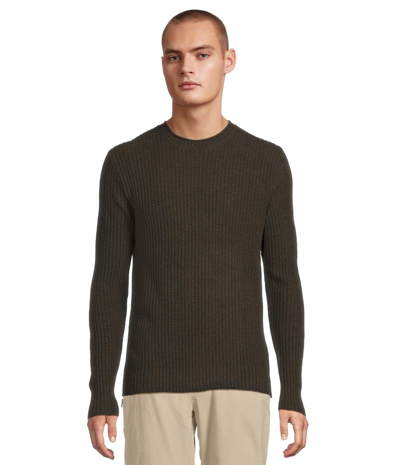 ロイヤルロビンズ メンズ アウター 編み物・スウェーター Royal Robbins Rockcraft Waffle Crew Black Olive Hea 黒いこと