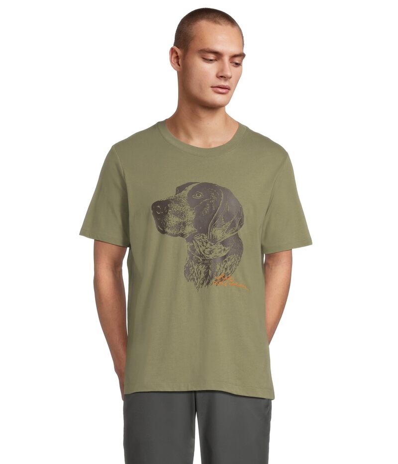 エルエルビーン メンズ トップス シャツ グラフィック L.L.Bean Signature Premium Essential Graphic Tee Short Sleeve Olive Gray グレー