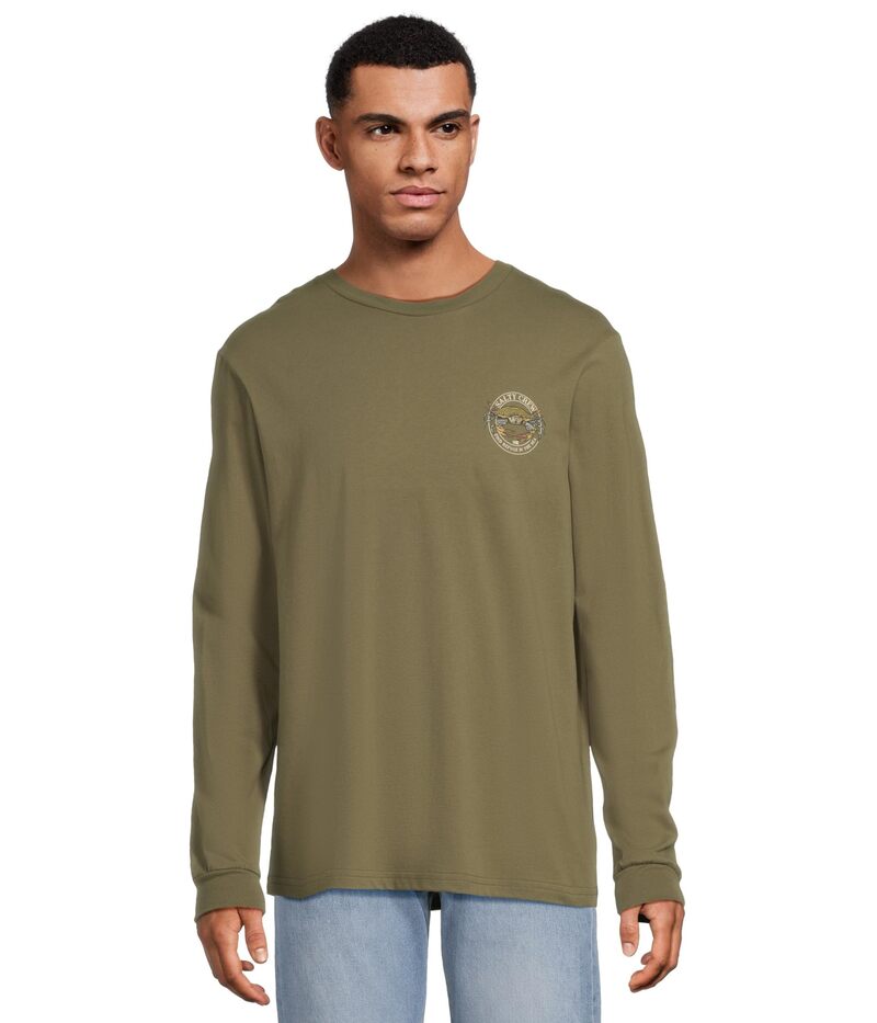 ソルティークルー メンズ トップス シャツ Salty Crew Jimmy Long Sleeve Tee Dusty Olive オリーブ