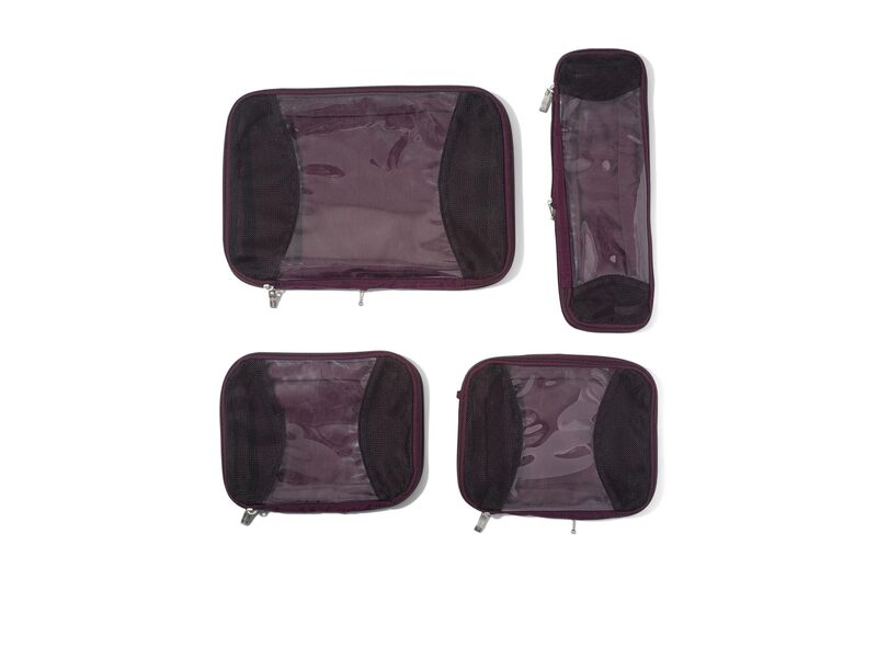 バッガリーニ メンズ 御徒面子 Baggallini Compression Cube 4-piece Set Mulberry