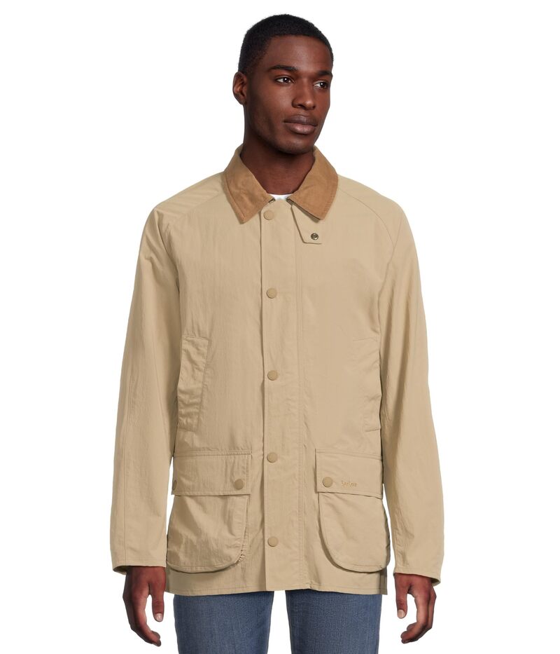 バブアー メンズ アウター コート ジャケット Barbour Ashby Showerproof Jacket Washed Stone ストーン