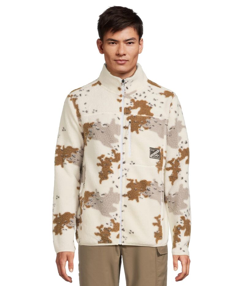 ボルコム メンズ アウター コート Volcom Snow Nelson Sherpa Full Zip White ホワイト