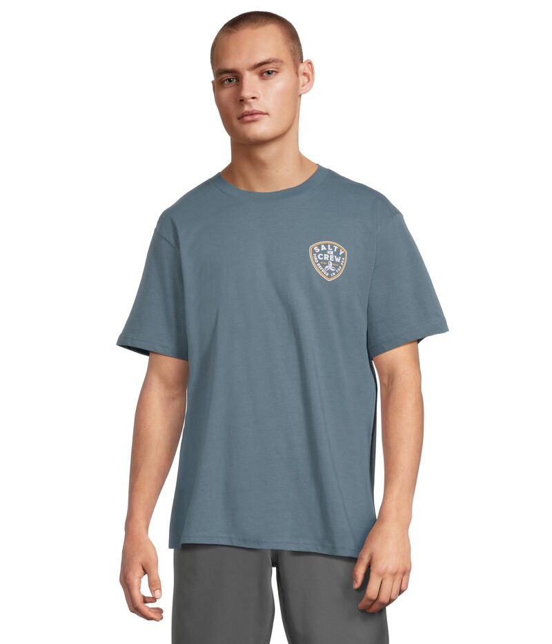 ソルティークルー メンズ トップス シャツ Salty Crew Rotor Classic Short Sleeve Tee Slate スレート