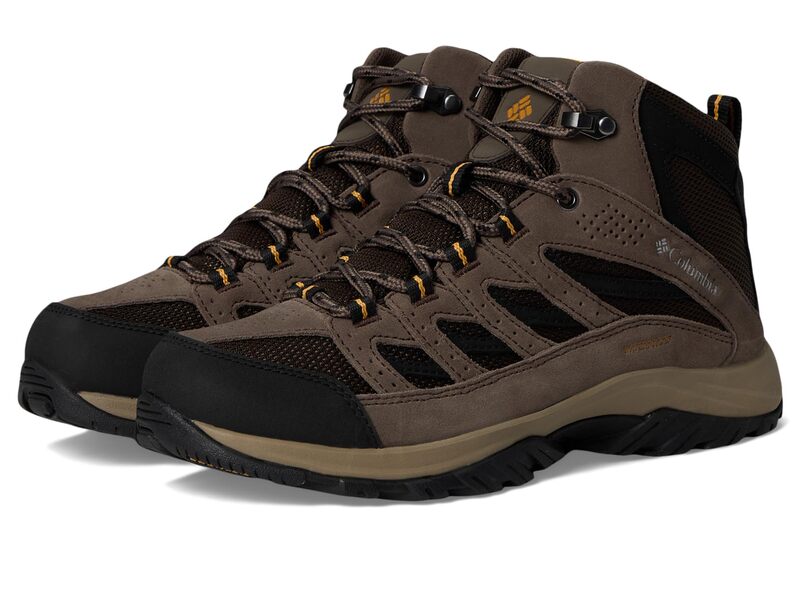 コロンビア メンズ シューズ スニーカー Columbia Crestwood Mid Waterproof Cordovan/Squash