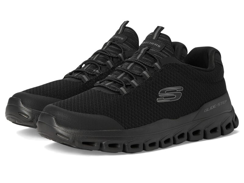 スケッチャーズ メンズ シューズ スニーカー SKECHERS Glide-Step Sylo Black/Black ブラック