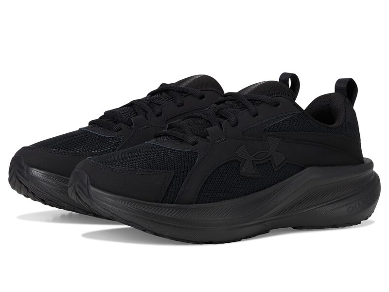アンダーアーマー メンズ シューズ スニーカー Under Armour Charged Assert 11 Black/Black/Bla 黒いこと