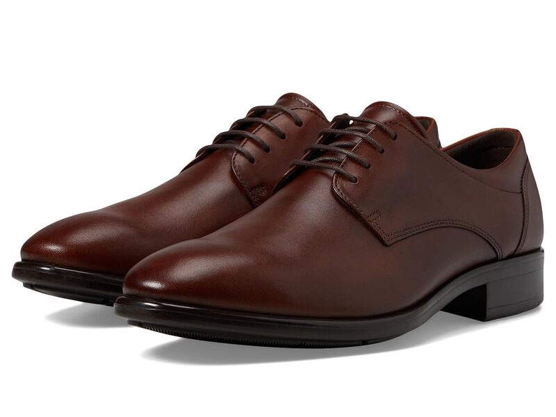エコー メンズ シューズ オックスフォード ECCO Citytray Plain Toe Tie Cognac
