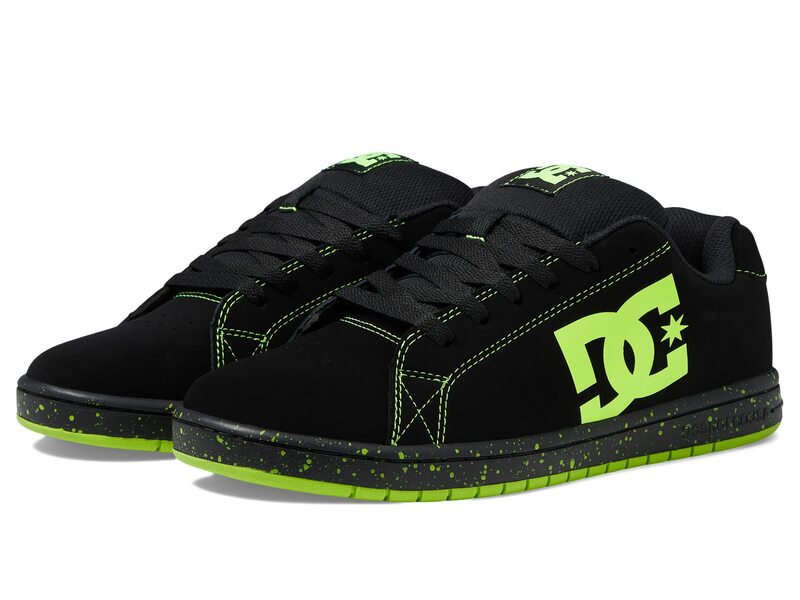 ディーシー メンズ シューズ スニーカー DC Gaveler Casualow Top Skate Shoesneakers Black/Lime Gree ブラック