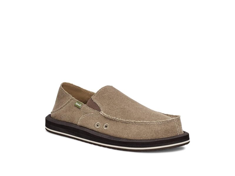 サヌーク メンズ シューズ スニーカー Sanuk Donny Brown 赤銅色