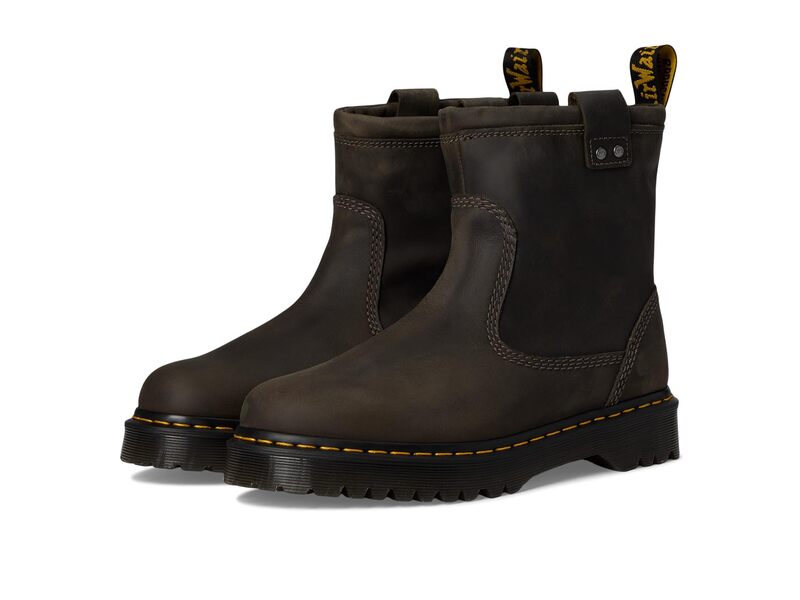 ドクターマーチン メンズ シューズ ブーツ・レインブーツ レザー Dr. Martens Anistone Lo Leather Boots Charcoal Grey チャコール