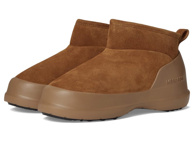お月さまブーツ メンズ シューズ ブーツ・レインブーツ スエードクロス MOON BOOT Luna Low Boot Suede Cognac
