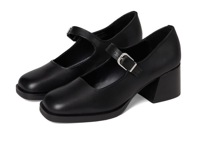 スティーブ マデン レディース シューズ ブーツ・レインブーツ Steve Madden Lisbon Black Leather ブラック