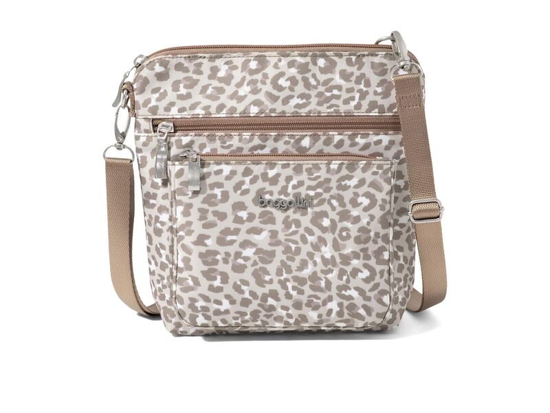バッガリーニ レディース バッグ Baggallini Modern Pocket Crossbody Mocha Cheetah P モカ