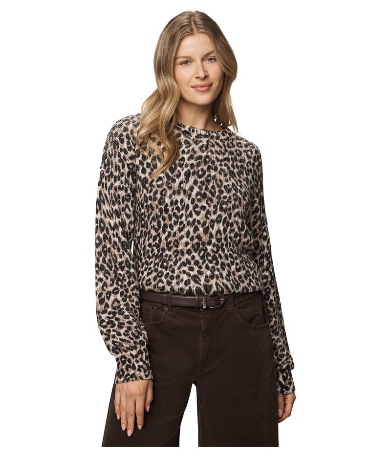 スプレンディット レディース アウター ニット・セーター Splendidelaney Leopard Sweater Snw Leopard Pri アニマル