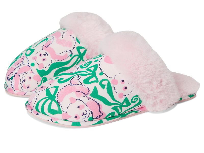 リリーピュリッツァー レディース シューズ サンダル プラスサイズ Lilly Pulitzer Plush Clara Slipper Pink Quartz Pan ピンク