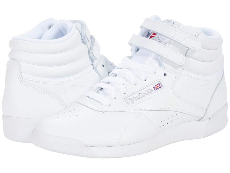 リーボック レディース シューズ スニーカー Reebok Lifestyle Freestyle High Top White/Silver 白いこと