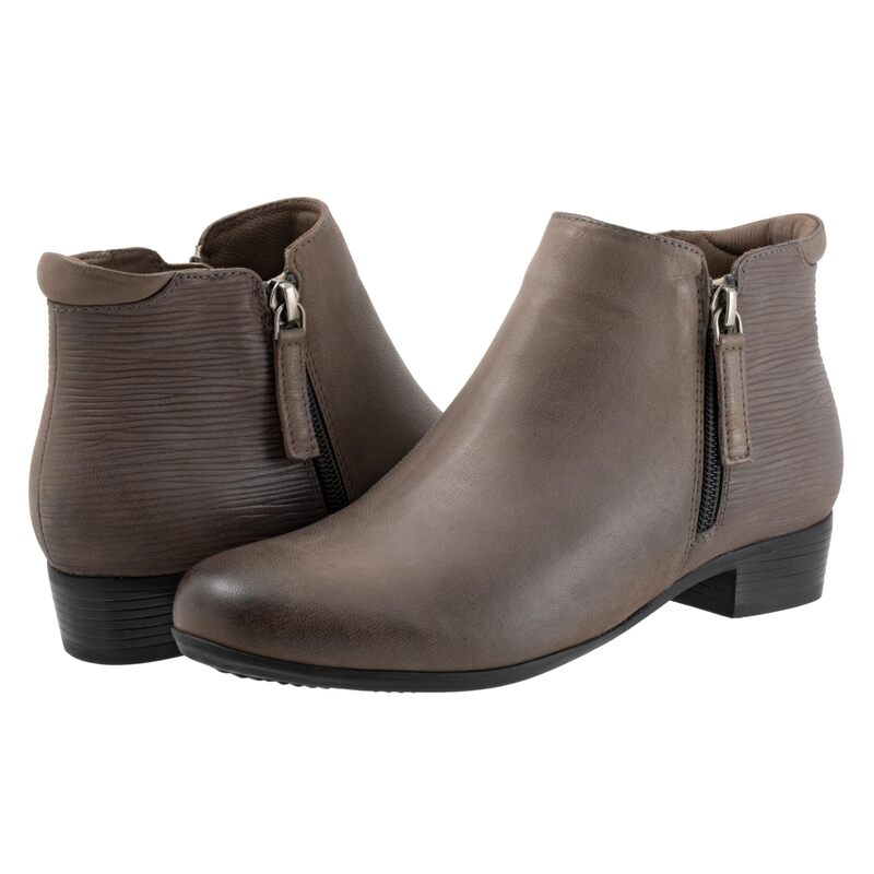 トロッターズ レディース シューズ ブーツ・レインブーツ Trotters Major Embossed Grey グレー