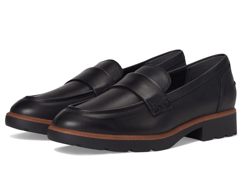 バイオニック レディース シューズ スリッポン・ローファー VIONICleo Loafer Black Tumble 黒いこと