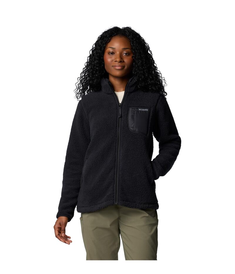 コロンビア レディース アウター 厚地の外套 Columbia West Bend Full Zip II Black 黒いこと