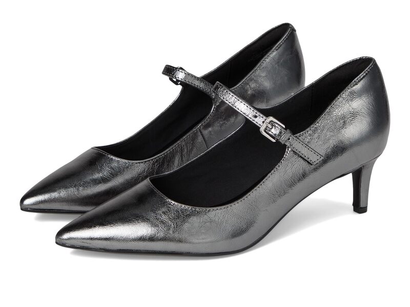 鍵を掛ける界面 レディース シューズ 踵 Rockportotal Motion Chase Pewter ピューター