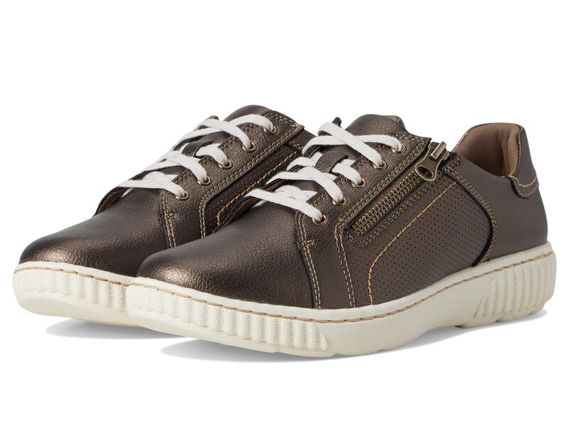 クラークス レディース シューズ スニーカー Clarks Caroline Janna Bronze Leather