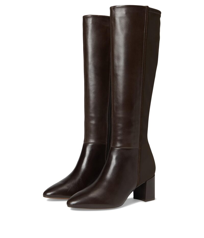 ジョンストンアンドマーフィー レディース シューズ ブーツ・レインブーツ トール Johnston & Murphy Vicki Tall Boots Dark Brown ブラウン