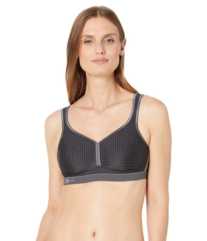 アニータ レディース アンダーウェア ブラジャー マキシ Anita Performance Sports Bra Maximum Support Black/Anthracit ブラック