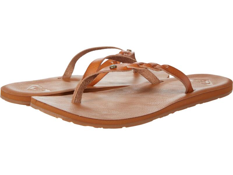 ロキシー レディース シューズ サンダル Roxy Liza IV Tan/Brown 21 ブラウン