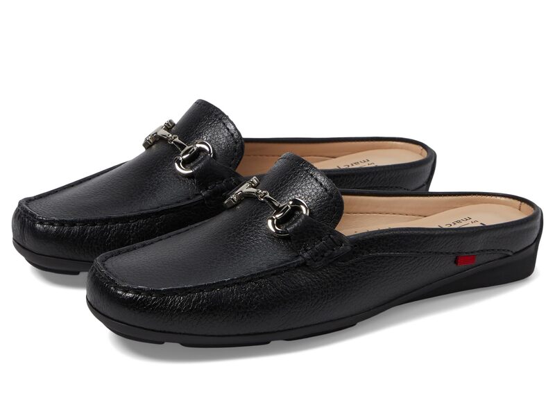 マークジョセフニューヨーク レディース シューズ スリッポン・ローファー Marc Joseph New York Ocean Drive Mule Black Grainy 黒いこと