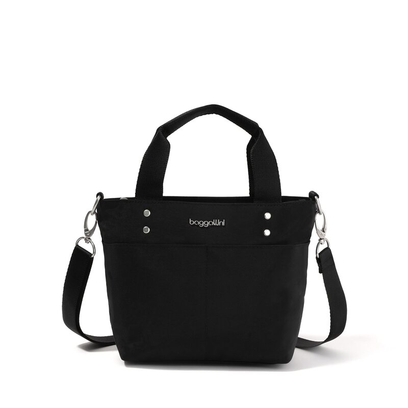 バッガリーニ レディース バッグ ミニ Baggallini Mini Carryall Tote Black ブラック