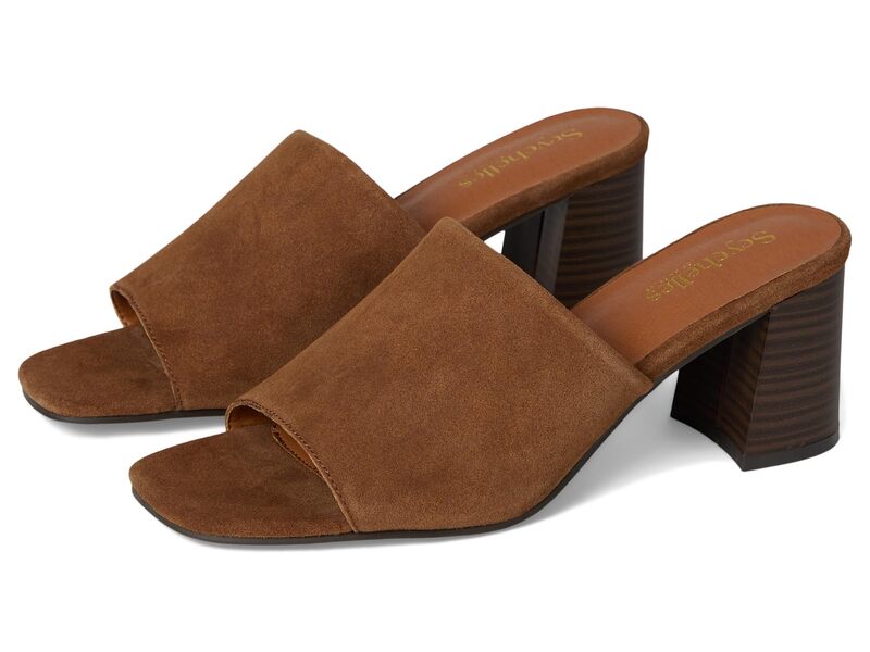 セイシェルズ レディース シューズ 踵 スエードクロス Seychelles Adapt Suede Mule Brown 赤銅色