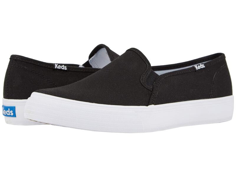 ケッズ レディース シューズ スニーカー Keds Double Decker Slip On Black 黒いこと