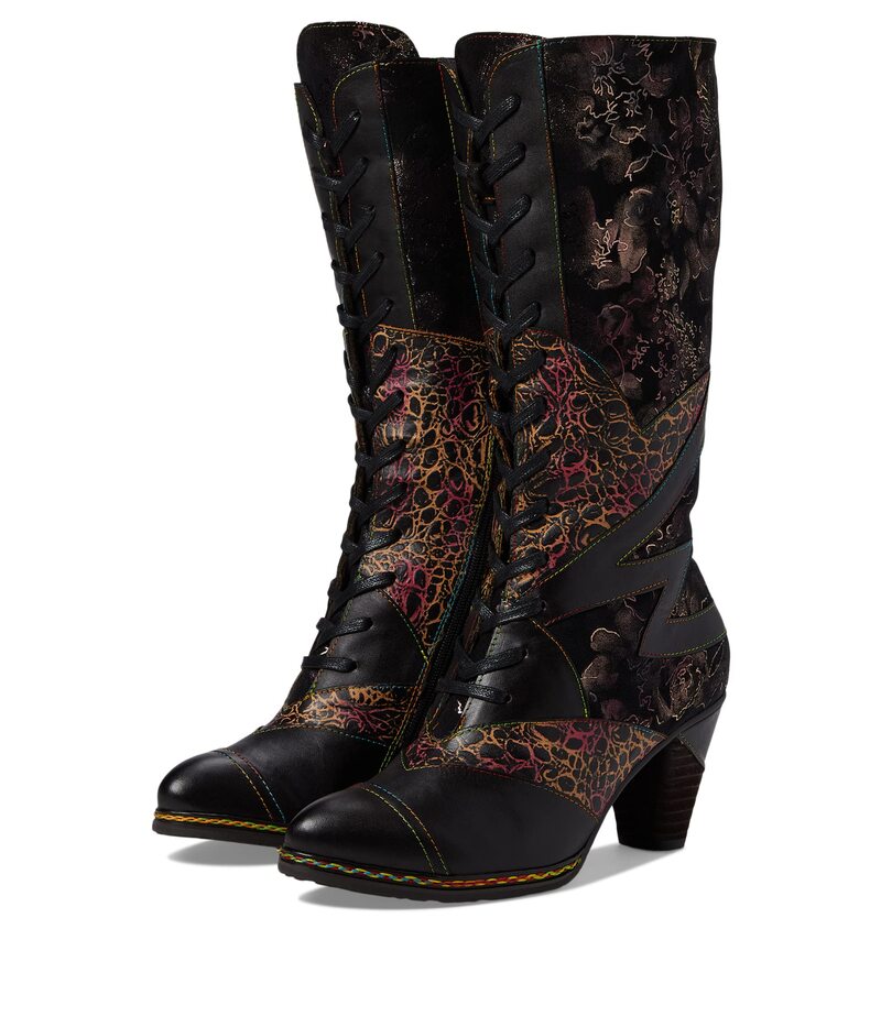 スプリングステップ レディース シューズ ブーツ・レインブーツ L'Artiste by Spring Step Malagie Croco Black Multi ブラック