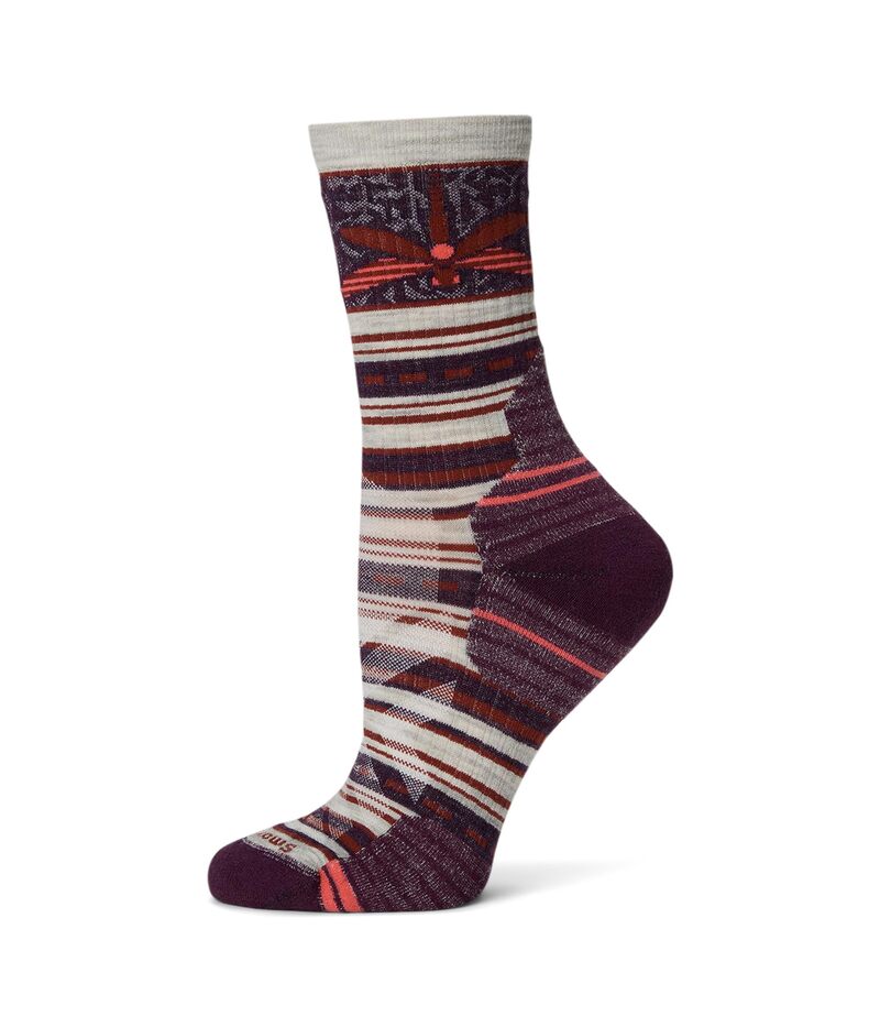 かっこ良い羊毛 レディース アンダーお召しもの ソックス Smartwool Hike Targeted Cushion Dragon Stitch Mid Crew Socks Ash 死灰