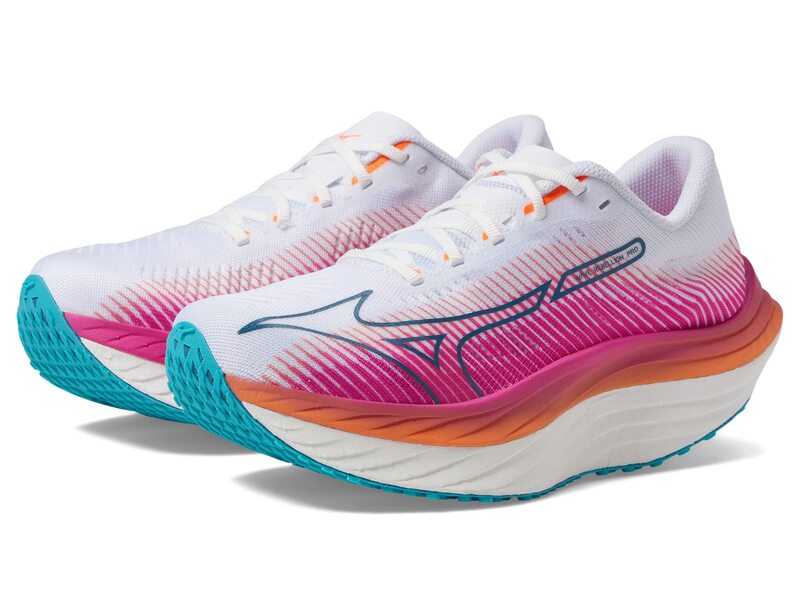 ミズノ レディース シューズ スニーカー Mizuno Wave Rebellion Pro White/Silver ホワイト