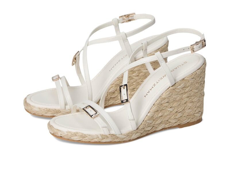 スチュアート ワイツマン レディース シューズ 踵 Stuart Weitzman Georgiespadrille Wedge Cream/Natural 皮膚軟化剤