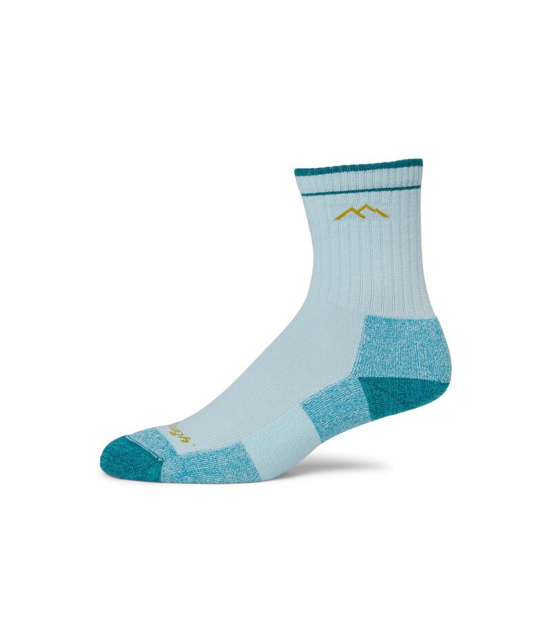 ダーンタフバーモント レディース アンダーお召しもの ソックス Darn Tough Vermont Coolmax Micro Crew Cushion Socks Glacier