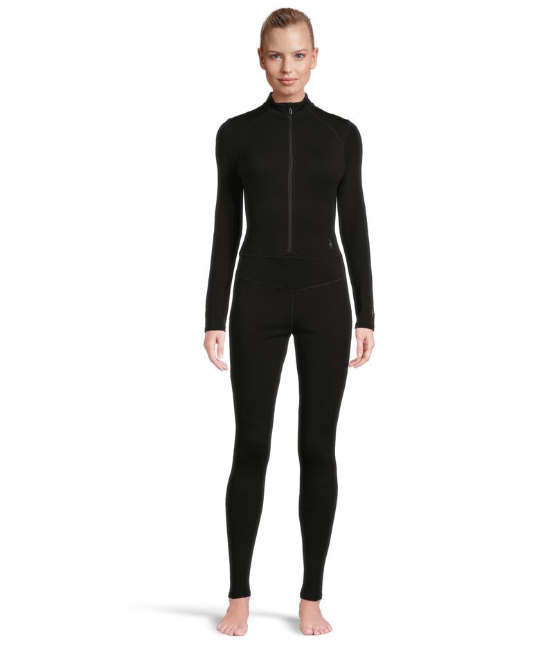 かっこ良い羊毛 レディース トップス 飛び降りる背広 Smartwool Classic Thermal Merino Base Layer One Piece Black 黒いこと